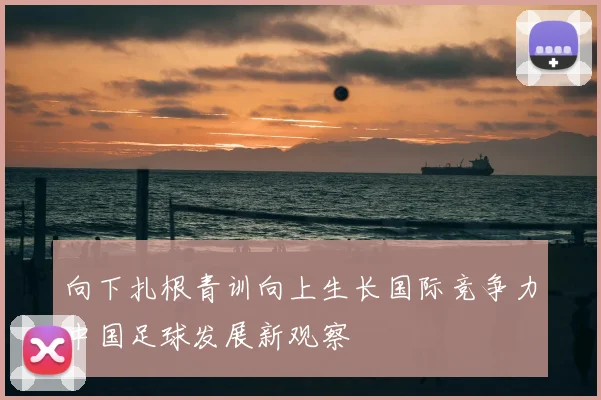 向下扎根青训向上生长国际竞争力中国足球发展新观察